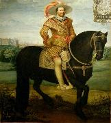 Equestrian portrait of John Albert II Daniel Orme